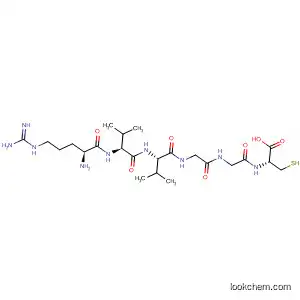 Molecular Structure of 791084-66-7 (L-Cysteine, L-arginyl-L-valyl-L-valylglycylglycyl-)