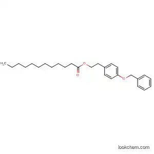 Molecular Structure of 794564-07-1 (Dodecanoic acid, 2-[4-(phenylmethoxy)phenyl]ethyl ester)