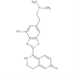 Molecular Structure of 799286-80-9 (6(2H)-Isoquinolinone,
1-[6-[2-(dimethylamino)ethyl]-4-hydroxy-2-benzothiazolyl]-3,4-dihydro-)