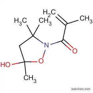 Molecular Structure of 799560-57-9 (5-Isoxazolidinol, 3,3,5-trimethyl-2-(2-methyl-1-oxo-2-propenyl)-)