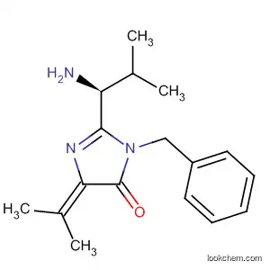 4H-Imidazol-4-one,
2-[(1S)-1-amino-2-methylpropyl]-3,5-dihydro-5-(1-methylethylidene)-3-(
phenylmethyl)-