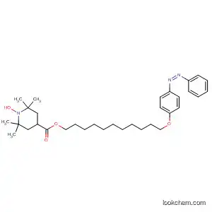 Molecular Structure of 799811-70-4 (1-Piperidinyloxy,
2,2,6,6-tetramethyl-4-[[[11-[4-[(1Z)-phenylazo]phenoxy]undecyl]oxy]carb
onyl]-)