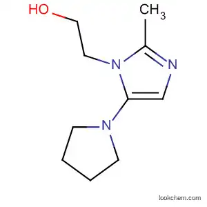 1H-Imidazole-1-ethanol, 2-methyl-5-(1-pyrrolidinyl)-