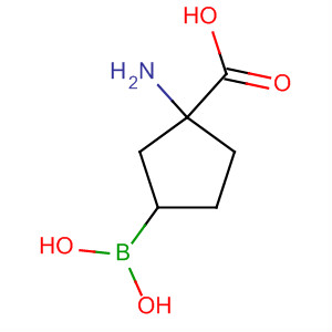 Molecular Structure of 799842-91-4 (Cyclopentanecarboxylic acid, 1-amino-3-borono-)
