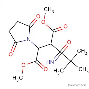 Butanedioic acid,
[(1,1-dimethylethyl)carbonimidoyl](2,5-dioxo-1-pyrrolidinyl)-, dimethyl
ester
