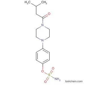 Molecular Structure of 800370-79-0 (Sulfamic acid, 4-[4-(3-methyl-1-oxobutyl)-1-piperazinyl]phenyl ester)