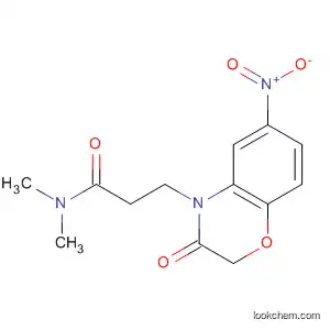 Molecular Structure of 800393-10-6 (4H-1,4-Benzoxazine-4-propanamide,
2,3-dihydro-N,N-dimethyl-6-nitro-3-oxo-)