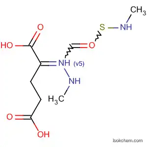 Pentanedioic acid, 2-[methyl[(methylamino)thioxomethyl]hydrazono]-