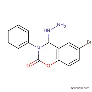 2H-1,3-Benzoxazin-2-one, 6-bromo-4-hydrazino-3,4-dihydro-3-phenyl-