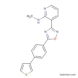 Molecular Structure of 801302-67-0 (2-Pyridinamine,
N-methyl-3-[5-[4-(3-thienyl)phenyl]-1,2,4-oxadiazol-3-yl]-)