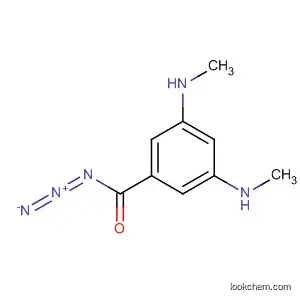 Molecular Structure of 802053-41-4 (Benzoyl azide, 3,5-bis(methylamino)-)