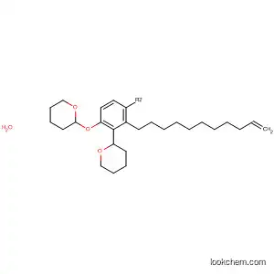 Molecular Structure of 803706-67-4 (2H-Pyran,
2,2'-[[2-(10-undecenyl)-1,4-phenylene]bis(oxy)]bis[tetrahydro-)