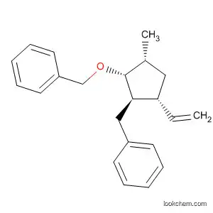 Benzene,
[[(1R,2R,3R,5R)-5-ethenyl-3-methyl-2-(phenylmethoxy)cyclopentyl]meth
yl]-