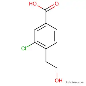 Molecular Structure of 804550-30-9 (Benzoic acid, 3-chloro-4-(2-hydroxyethyl)-)