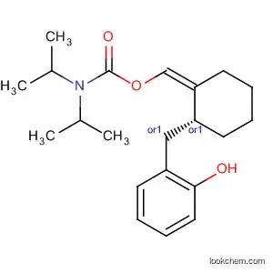 Molecular Structure of 804566-37-8 (Carbamic acid, bis(1-methylethyl)-,
(Z)-[(2R)-2-[(R)-hydroxyphenylmethyl]cyclohexylidene]methyl ester, rel-)
