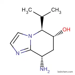 Molecular Structure of 807618-08-2 (Imidazo[1,2-a]pyridin-6-ol,
8-amino-5,6,7,8-tetrahydro-5-(1-methylethyl)-, (5S,6R,8S)-)