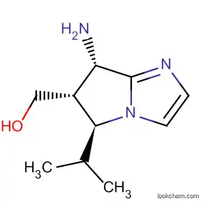 5H-Pyrrolo[1,2-a]imidazole-6-methanol,
7-amino-6,7-dihydro-5-(1-methylethyl)-, (5S,6R,7S)-
