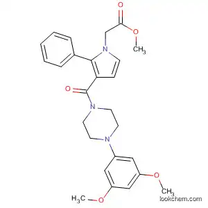 1H-Pyrrole-1-acetic acid,
3-[[4-(3,5-dimethoxyphenyl)-1-piperazinyl]carbonyl]-2-phenyl-, methyl
ester