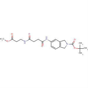 2H-Isoindole-2-carboxylic acid,  1,3-dihydro-5-[[4-[(3-methoxy-3-oxopropyl)amino]-1,4-dioxobutyl]amino]  -, 1,1-dimethylethyl ester