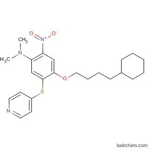 Benzenamine,
4-(4-cyclohexylbutoxy)-N,N-dimethyl-2-nitro-5-(4-pyridinylthio)-