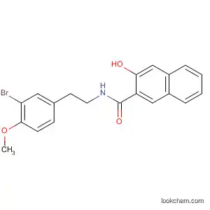 Molecular Structure of 845529-89-7 (2-Naphthalenecarboxamide,
N-[2-(3-bromo-4-methoxyphenyl)ethyl]-3-hydroxy-)
