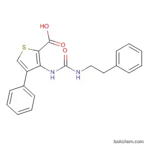 Molecular Structure of 845865-94-3 (2-Thiophenecarboxylic acid,
4-phenyl-3-[[[(2-phenylethyl)amino]carbonyl]amino]-)