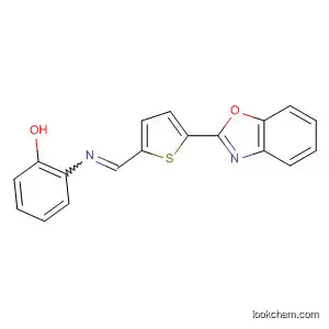 Molecular Structure of 845893-61-0 (Phenol, 2-[[[5-(2-benzoxazolyl)-2-thienyl]methylene]amino]-)