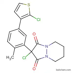 1H-Pyrazolo[1,2-a]pyridazine-1,3(2H)-dione,
2-chloro-2-[5-(2-chloro-3-thienyl)-2-methylphenyl]tetrahydro-