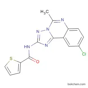 Molecular Structure of 846576-27-0 (2-Thiophenecarboxamide,
N-(9-chloro-5-methyl[1,2,4]triazolo[1,5-c]quinazolin-2-yl)-)
