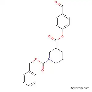 Molecular Structure of 847058-39-3 (1,3-Piperidinedicarboxylic acid, 3-(4-formylphenyl) 1-(phenylmethyl)
ester)