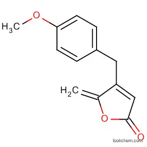 Molecular Structure of 847145-02-2 (2(5H)-Furanone, 4-[(4-methoxyphenyl)methyl]-5-methylene-)