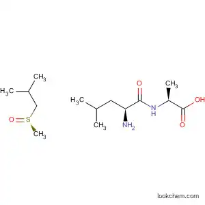 Molecular Structure of 847204-96-0 (L-Alanine, L-leucyl-, compd. with 2-methyl-1-[(R)-methylsulfinyl]propane
(1:1))