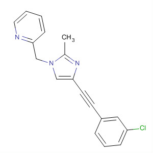 Pyridine,  2-[[4-[(3-chlorophenyl)ethynyl]-2-methyl-1H-imidazol-1-yl]methyl]-