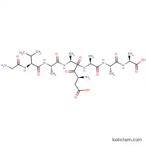Molecular Structure of 847776-40-3 (L-Alanine, glycyl-L-valyl-L-alanyl-L-a-aspartyl-L-alanyl-L-alanyl-L-alanyl-)