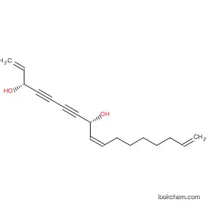 Molecular Structure of 847818-28-4 (1,9,16-Heptadecatriene-4,6-diyne-3,8-diol, (3R,8R,9Z)-)