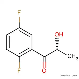 Molecular Structure of 847864-56-6 (1-Propanone, 1-(2,5-difluorophenyl)-2-hydroxy-, (2R)-)