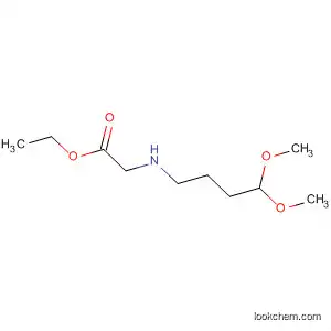 Molecular Structure of 848396-38-3 (Glycine, N-(4,4-dimethoxybutyl)-, ethyl ester)