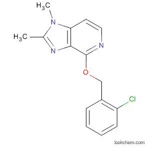 Molecular Structure of 848469-96-5 (1H-Imidazo[4,5-c]pyridine, 4-[(2-chlorophenyl)methoxy]-1,2-dimethyl-)