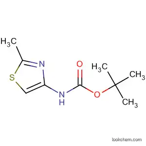 Molecular Structure of 848472-61-7 (Carbamic acid, (2-methyl-4-thiazolyl)-, 1,1-dimethylethyl ester)