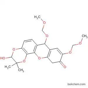 Molecular Structure of 848762-53-8 (7H-1,4-Dioxino[2,3-c]xanthen-7-one,
2,3-dihydro-2-hydroxy-8,10-bis(methoxymethoxy)-3,3-dimethyl-)