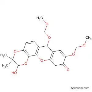 Molecular Structure of 848762-60-7 (7H-1,4-Dioxino[2,3-c]xanthen-7-one,
2,3-dihydro-3-hydroxy-8,10-bis(methoxymethoxy)-2,2-dimethyl-)