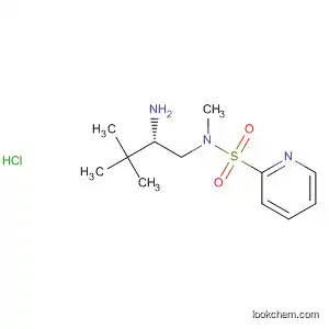 Molecular Structure of 848777-15-1 (2-Pyridinesulfonamide, N-[(2S)-2-amino-3,3-dimethylbutyl]-N-methyl-,
monohydrochloride)