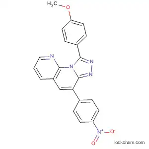 Molecular Structure of 848842-09-1 ([1,2,4]Triazolo[4,3-a][1,8]naphthyridine,
9-(4-methoxyphenyl)-6-(4-nitrophenyl)-)