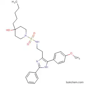 1-Piperidinesulfonamide,
4-hydroxy-N-[2-[5-(4-methoxyphenyl)-2-phenyl-1H-imidazol-4-yl]ethyl]-4-
pentyl-