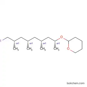 2H-Pyran,
tetrahydro-2-[[(1R,3R,5S,7S)-8-iodo-1,3,5,7-tetramethyloctyl]oxy]-, rel-