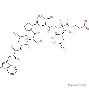 Molecular Structure of 849131-23-3 (L-Leucine,
L-tryptophyl-L-leucyl-L-seryl-L-prolyl-L-threonyl-L-a-glutamylglycyl-)
