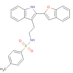 Benzenesulfonamide, N-[2-[2-(2-benzofuranyl)-1H-indol-3-yl]ethyl]-4-methyl-