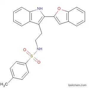 Benzenesulfonamide,
N-[2-[2-(2-benzofuranyl)-1H-indol-3-yl]ethyl]-4-methyl-