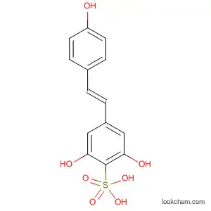 Molecular Structure of 849372-65-2 (1,3-Benzenediol, 5-[(1E)-2-(4-hydroxyphenyl)ethenyl]-, mono(hydrogen
sulfate))