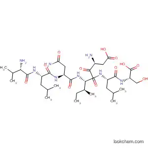 Molecular Structure of 849430-07-5 (L-Serine, L-valyl-L-leucyl-L-asparaginyl-L-a-aspartyl-L-isoleucyl-L-leucyl-)